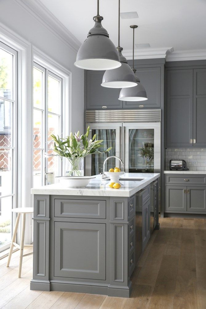 Grey Cabinets Kitchen
 Home Decor Trend Gray in the Kitchen and Bathroom