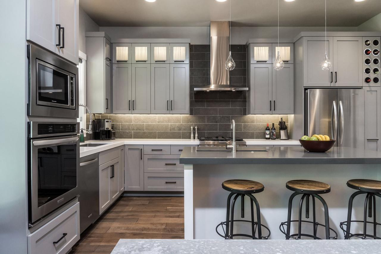 Grey Kitchen Cabinets
 Grey Kitchen Cabinets is The Futuristic Color for your