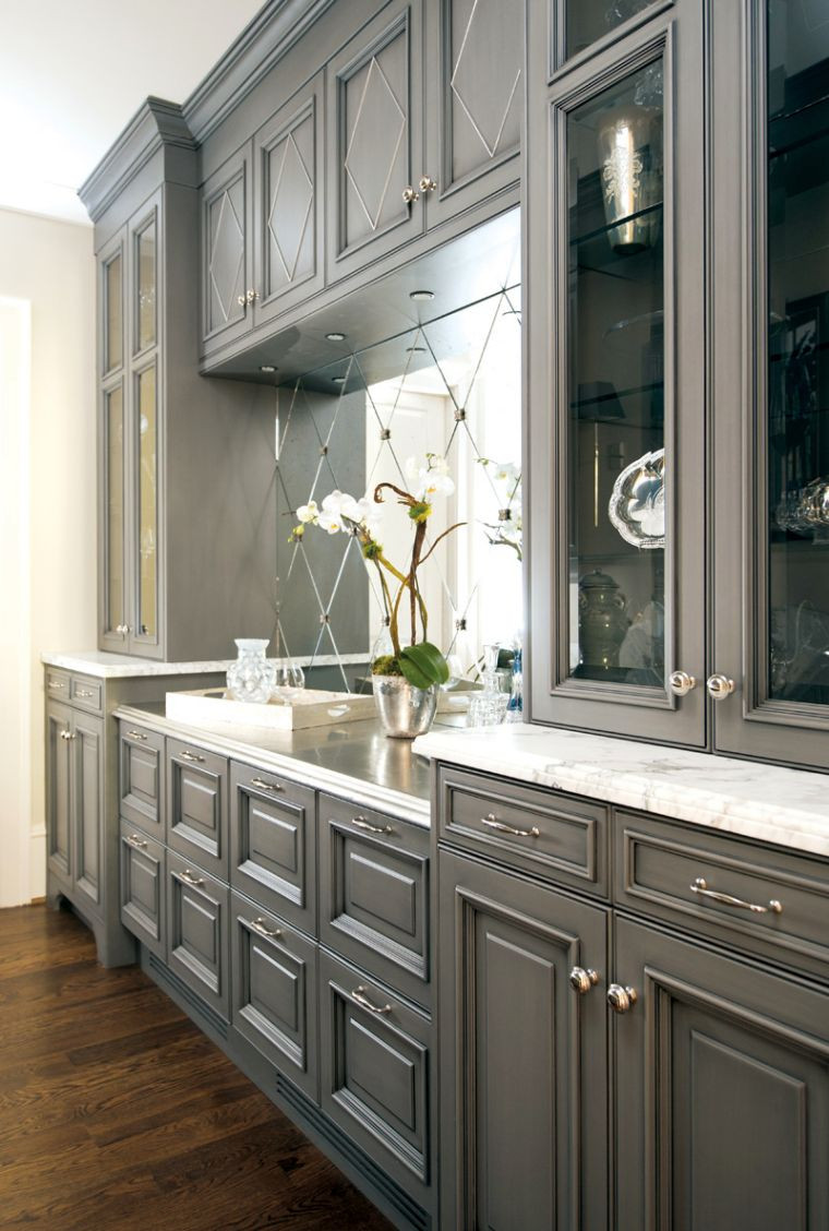Grey Kitchen Cabinets
 17 Superb Gray Kitchen Cabinet Designs