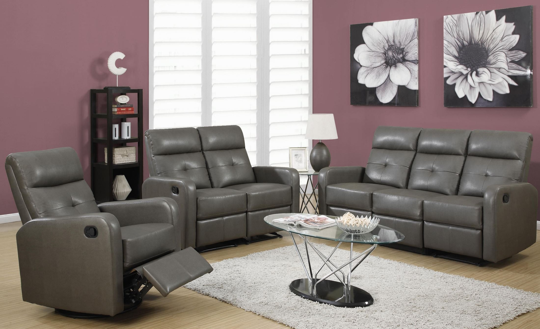 charcoal grey living room chairs