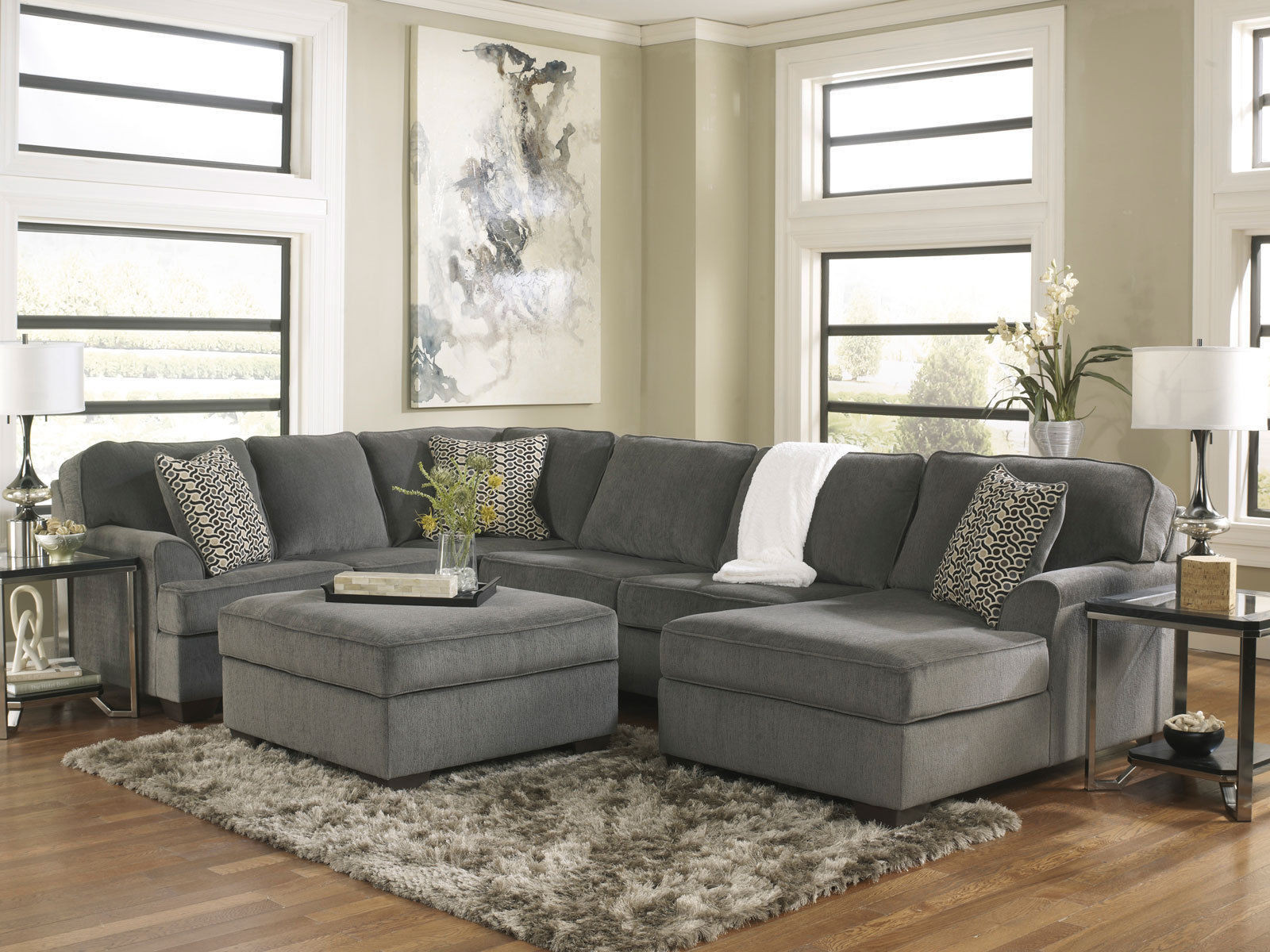 Grey Living Room Chairs Set Of 2