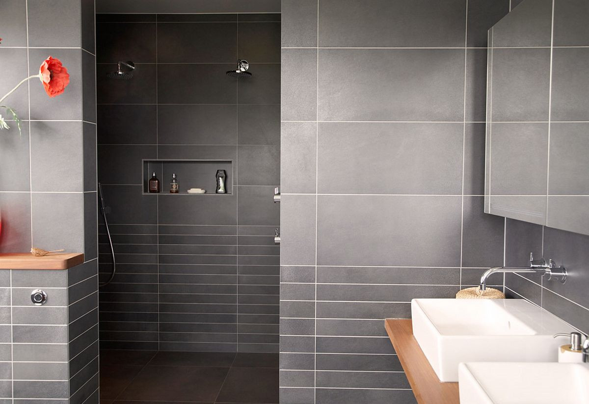 Grey Tile Bathroom Ideas
 6 Bathroom Design Trends and Ideas For 2015