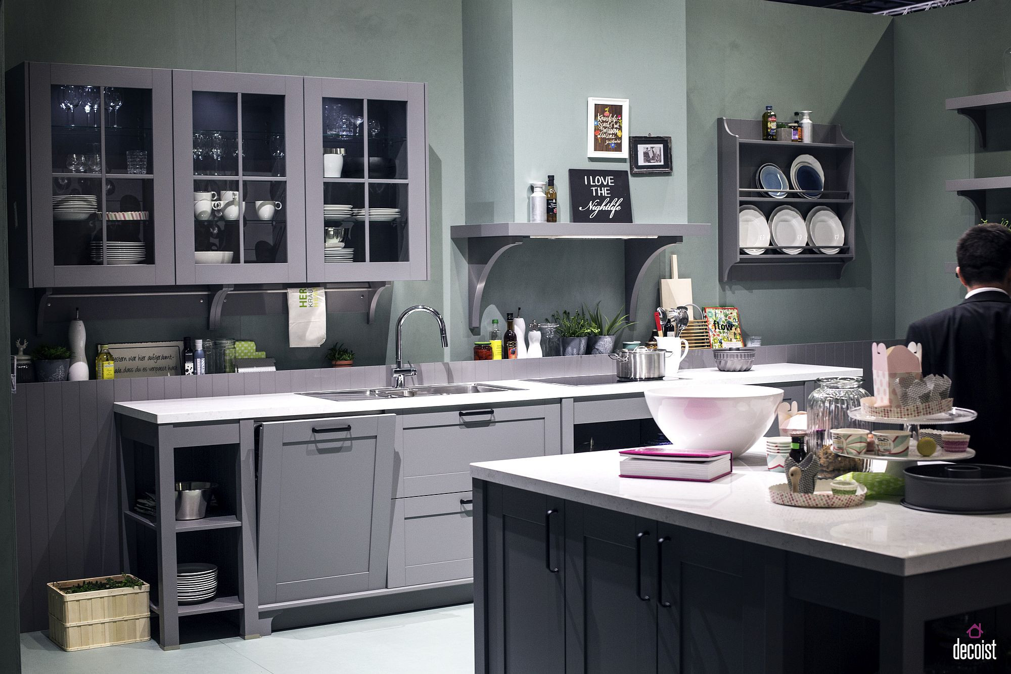 Grey White Kitchen
 Classic and Trendy 45 Gray and White Kitchen Ideas