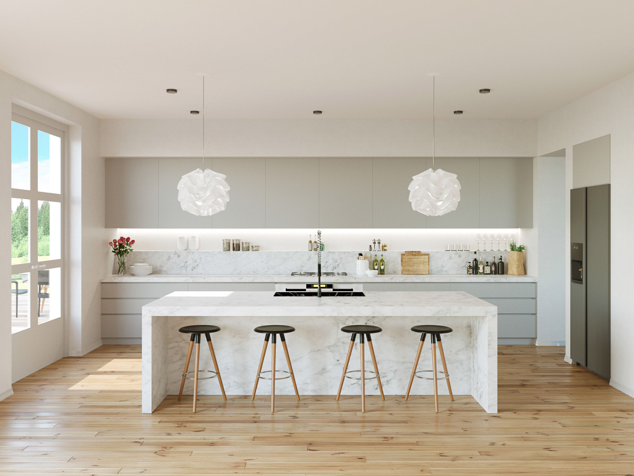 Grey White Kitchen
 30 Gorgeous Grey and White Kitchens that Get Their Mix Right