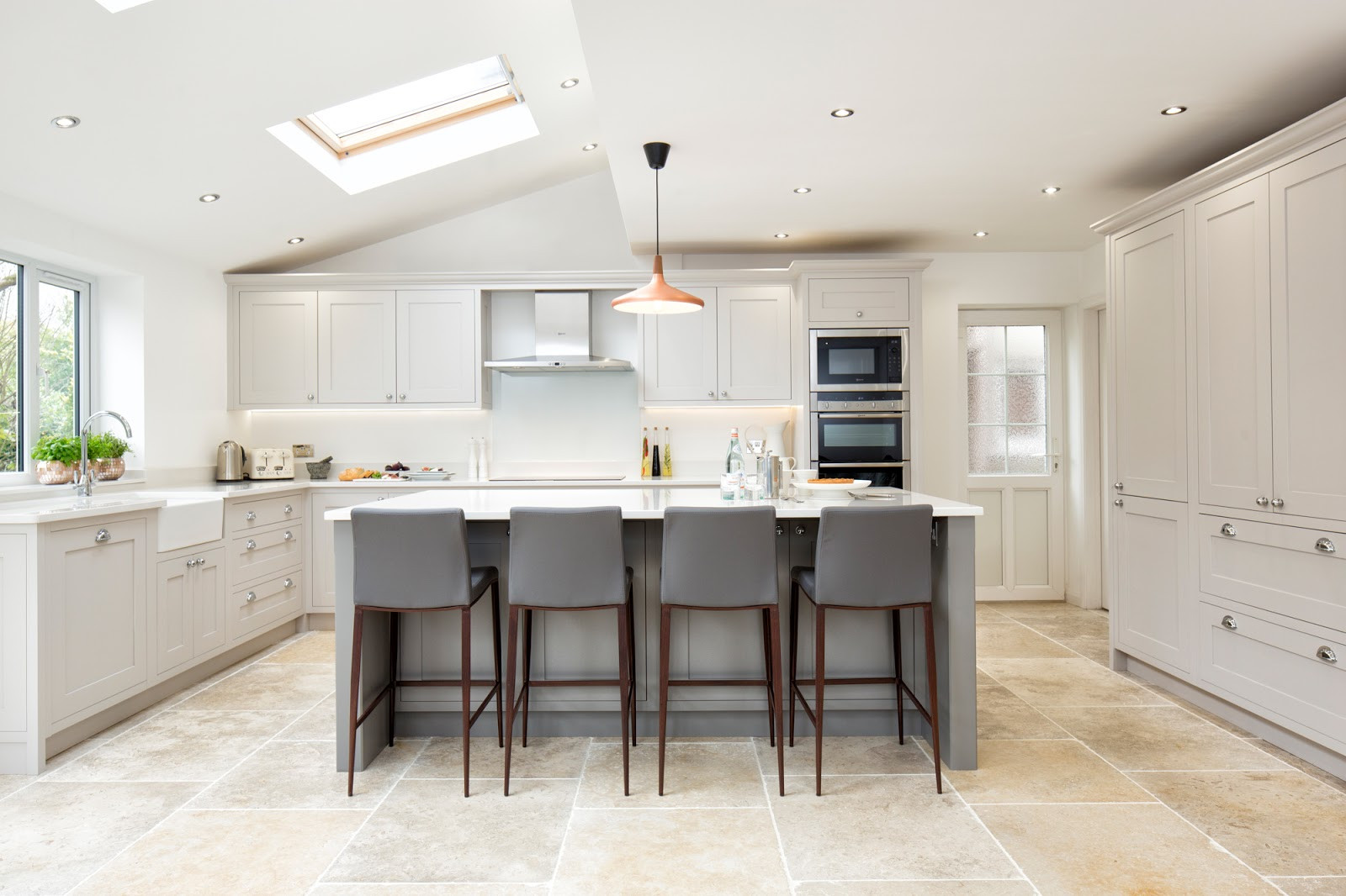 Grey White Kitchen
 Maple & Gray White & Grey Shaker Kitchen