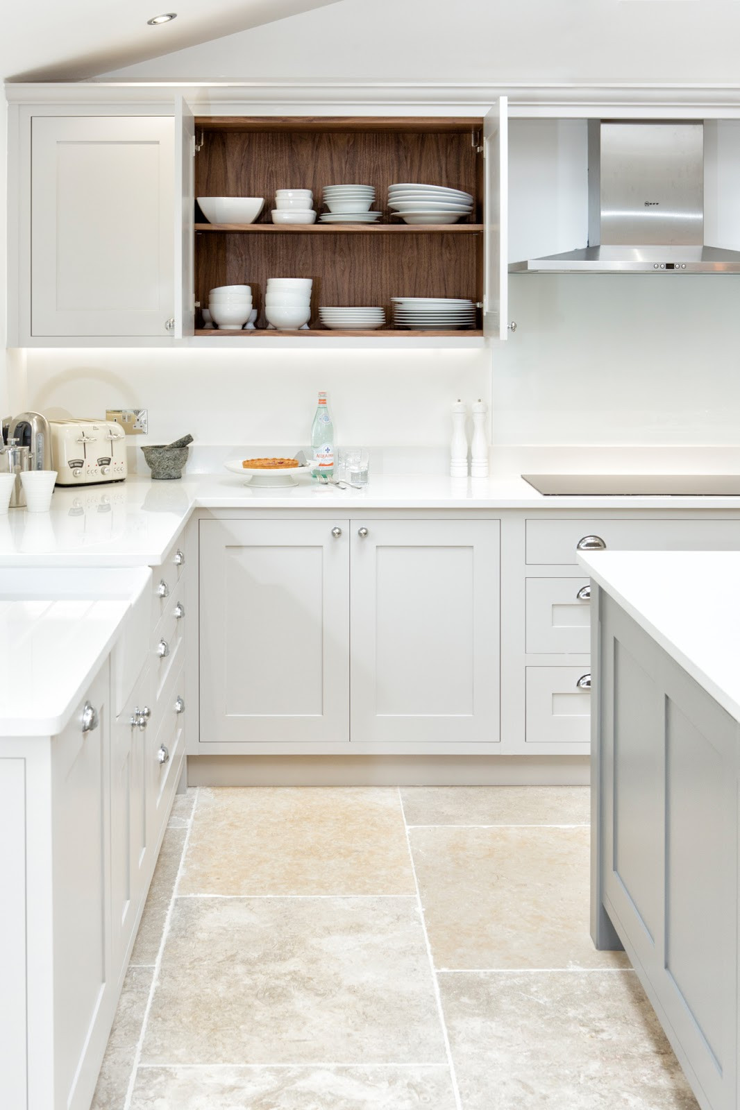 Grey White Kitchen
 Maple & Gray White & Grey Shaker Kitchen
