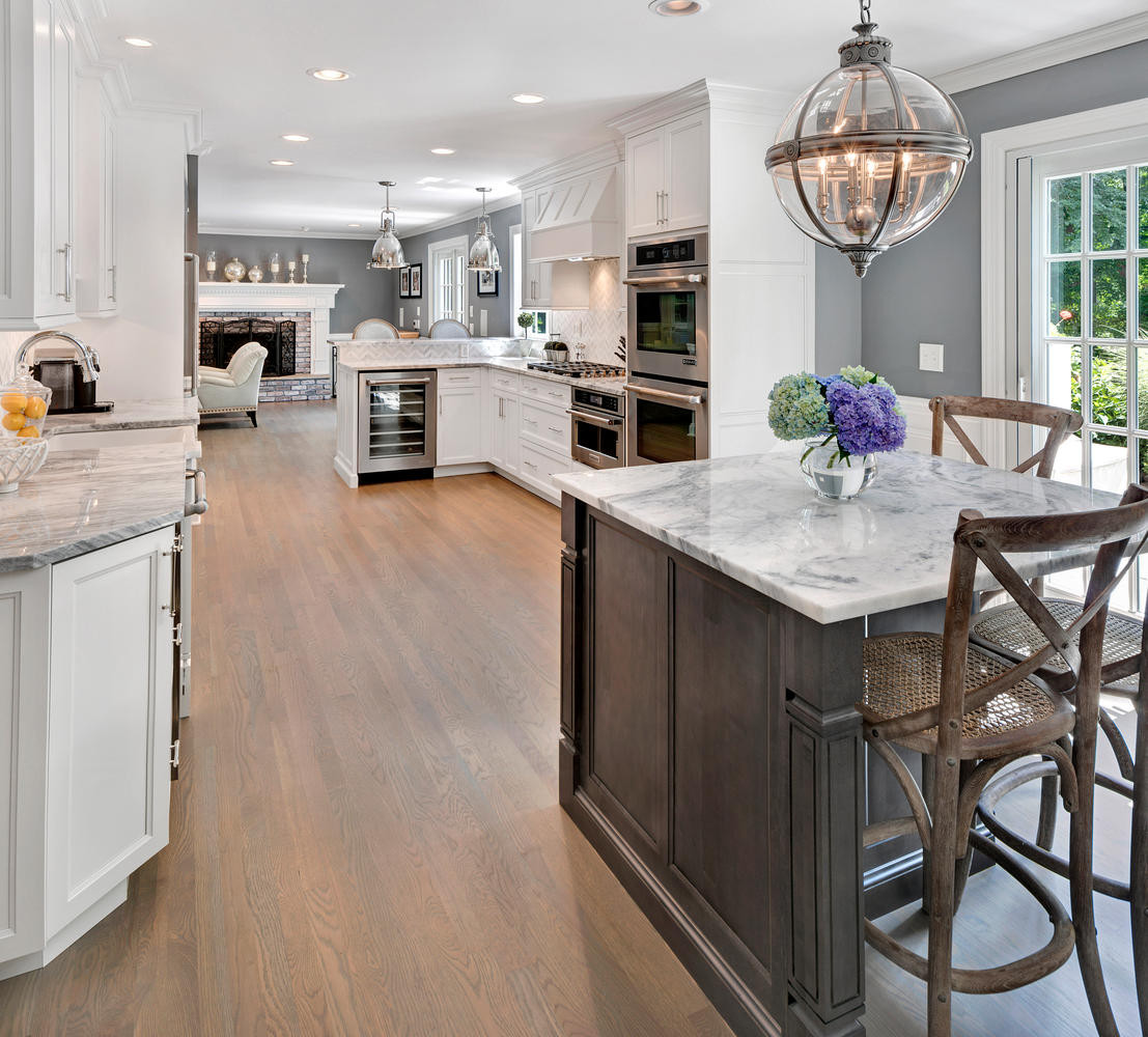 Grey White Kitchen
 Timeless Grey and White Kitchen Middletown New Jersey by