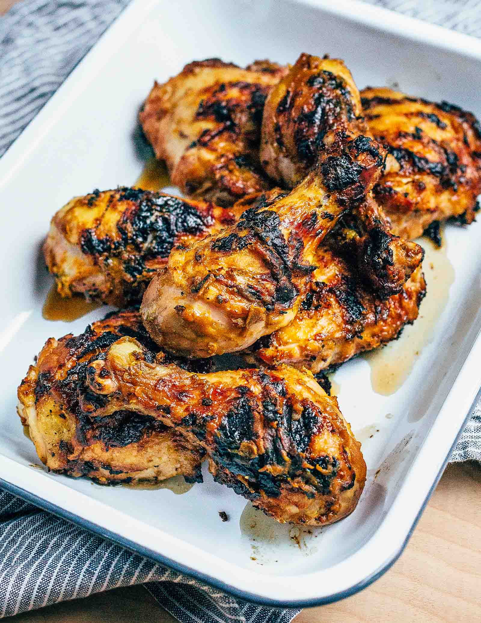 Grilled Bbq Chicken Recipe
 Grilled Chicken with South Carolina Style BBQ Sauce Recipe
