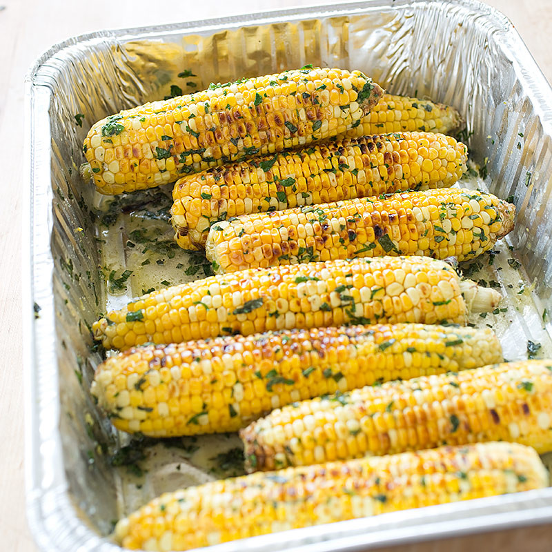 Grilled Corn In Foil
 Grilled Corn with Flavored Butter Recipe Cook s Illustrated