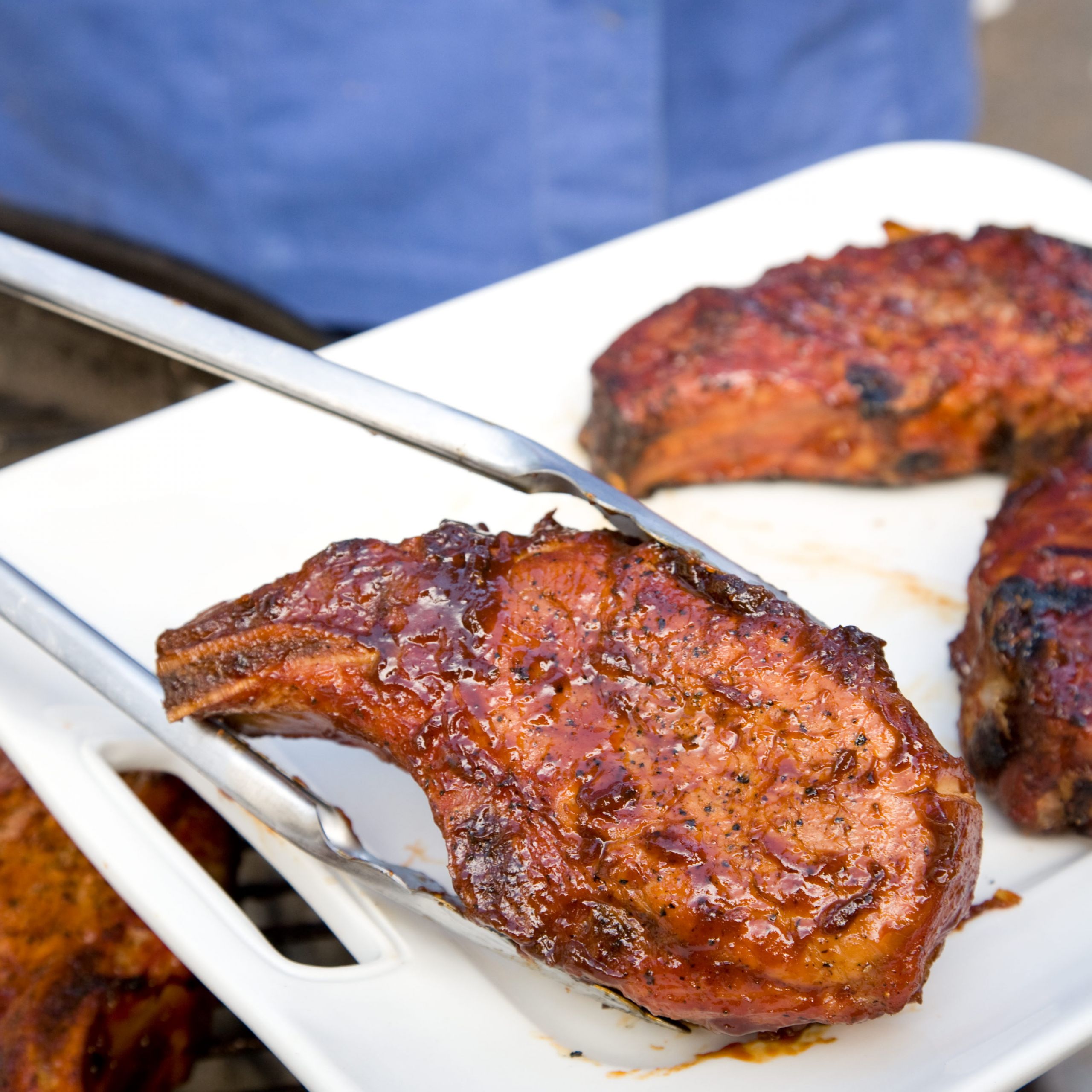 Grilled Smoked Pork Chops
 Best Charcoal Grill Smoked Pork Chops