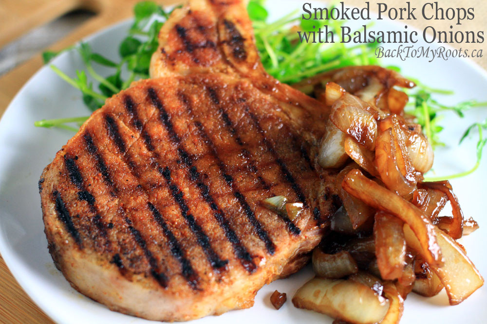 Grilled Smoked Pork Chops
 Grilled Smoked Pork Chops with Balsamic ions