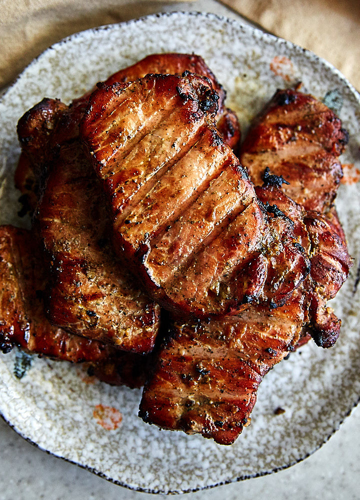 Grilled Smoked Pork Chops
 Smoked Pork Chops Reverse Sear Method i FOOD Blogger