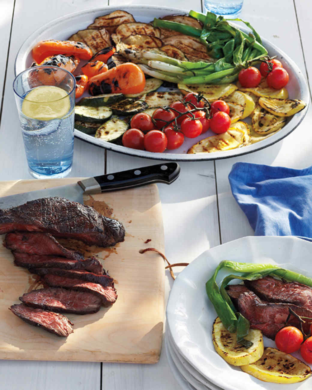 Grilling Ideas For Dinner Party
 Grilled Steak and Summer Ve able Salad Recipe