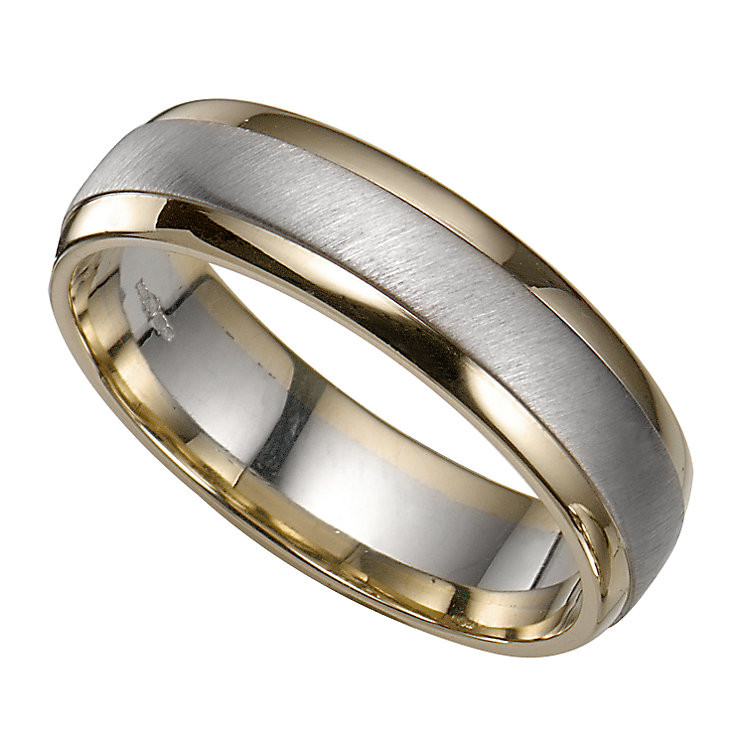 Groom Wedding Bands
 Groom s 9ct Two Colour Gold Ring
