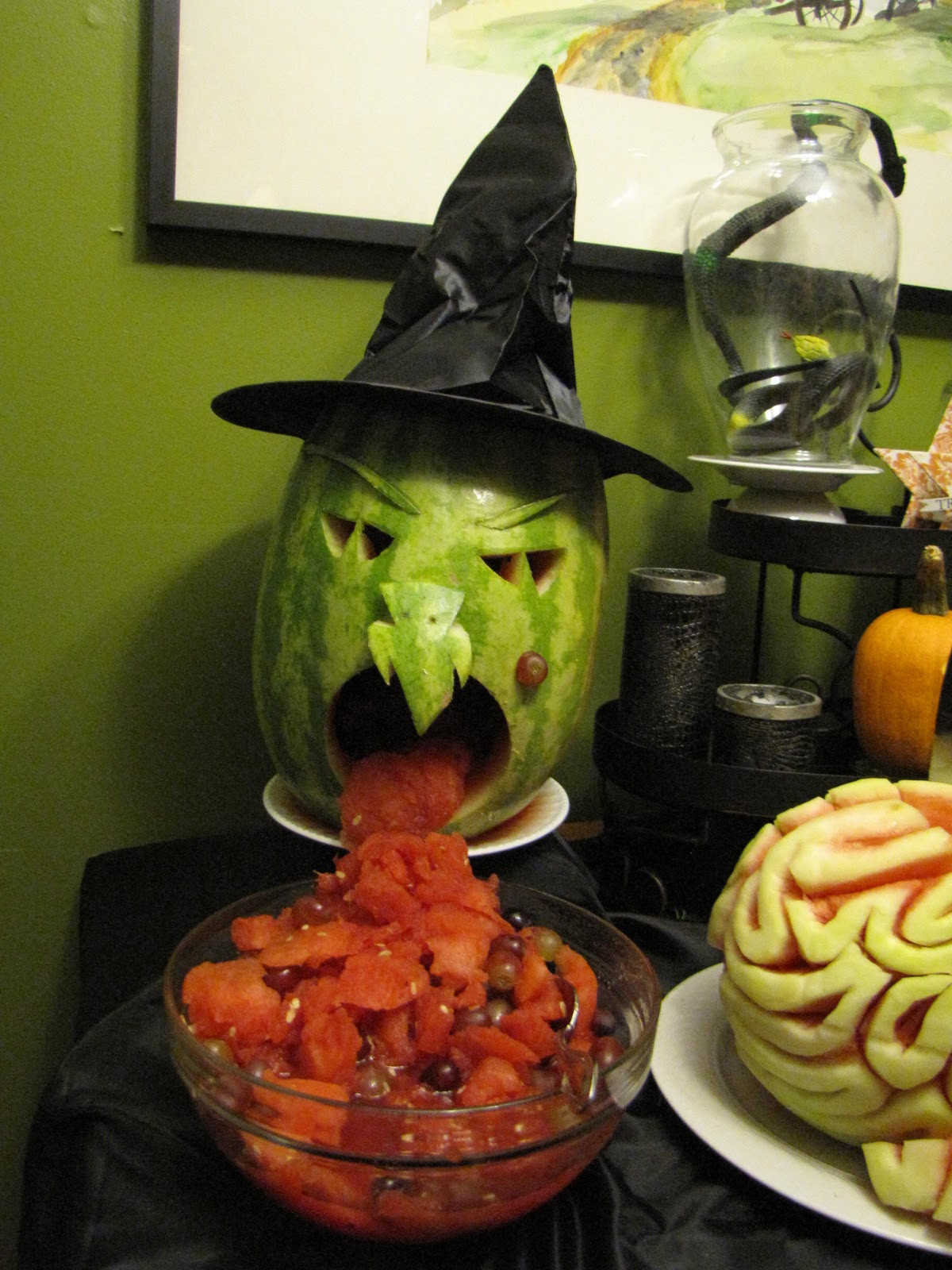 Gross Ideas For Halloween Party
 Liddy B and me Halloween Food Sculptures