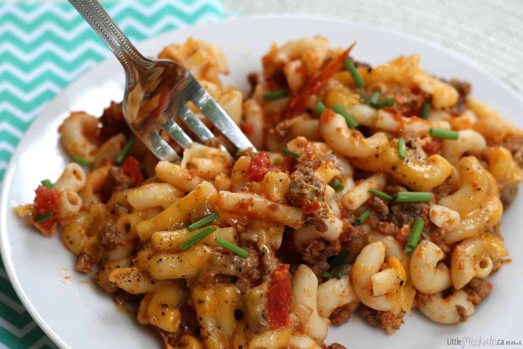 Ground Beef And Mac And Cheese   Homemade Macaroni and Cheese with Ground Beef Recipe