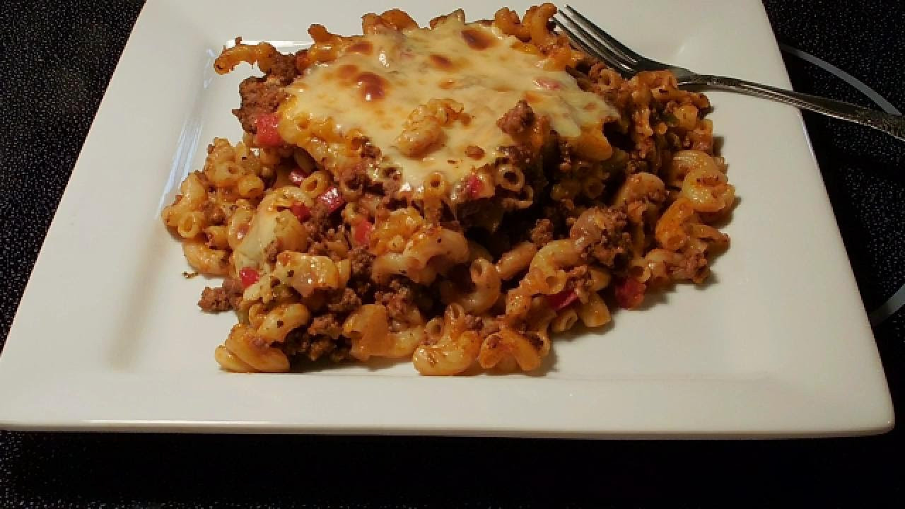 Ground Beef And Mac And Cheese
 Ground Beef Macaroni and Cheese Casserole E180