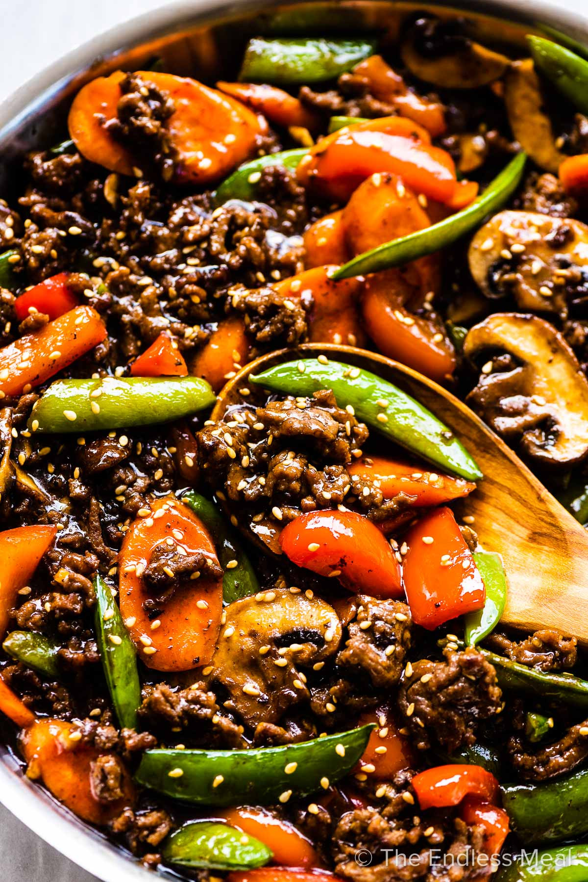 Ground Beef And Vegetable Stir Fry
 Ground Beef Stir Fry with Ginger and Garlic Sauce