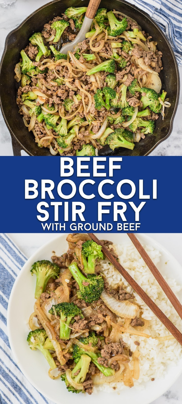 Ground Beef Broccoli Stir Fry
 Ground Beef and Broccoli Stir Fry 30 min meal Crazy