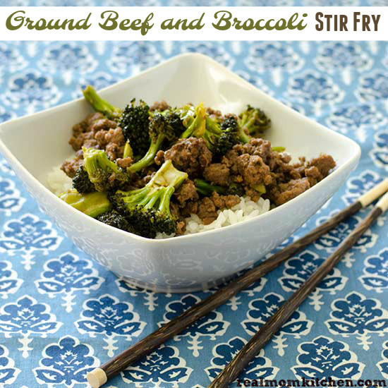 Ground Beef Broccoli Stir Fry
 Ground Beef and Broccoli Stir Fry