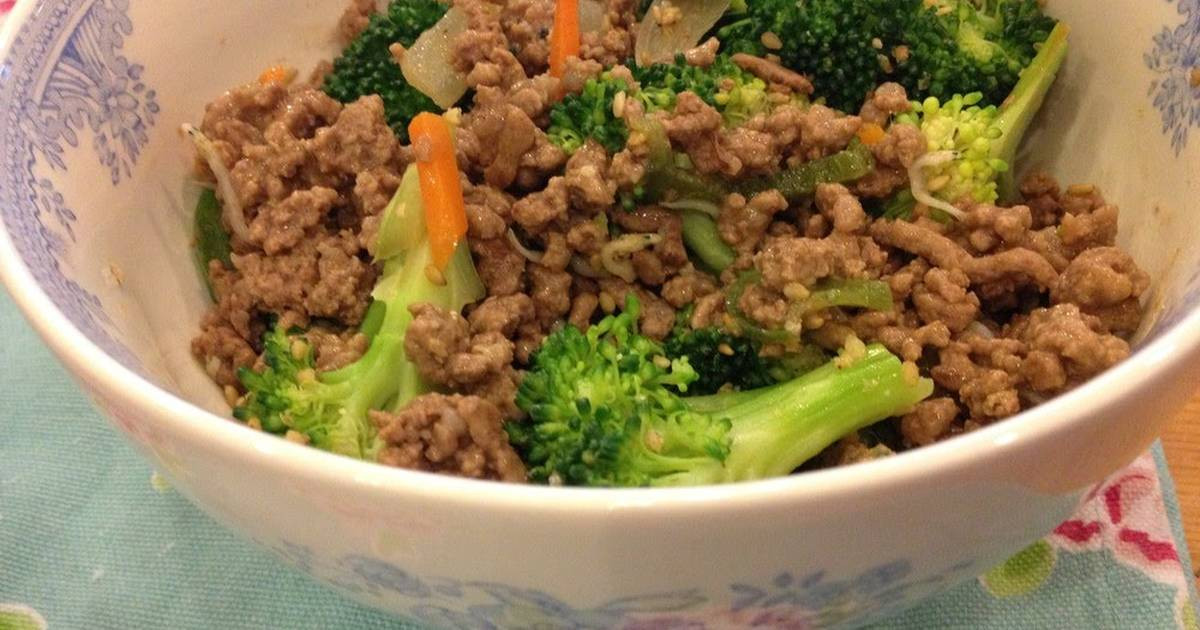 Ground Beef Broccoli Stir Fry
 Broccoli & Ground Beef Stir fry Recipe by cookpad japan
