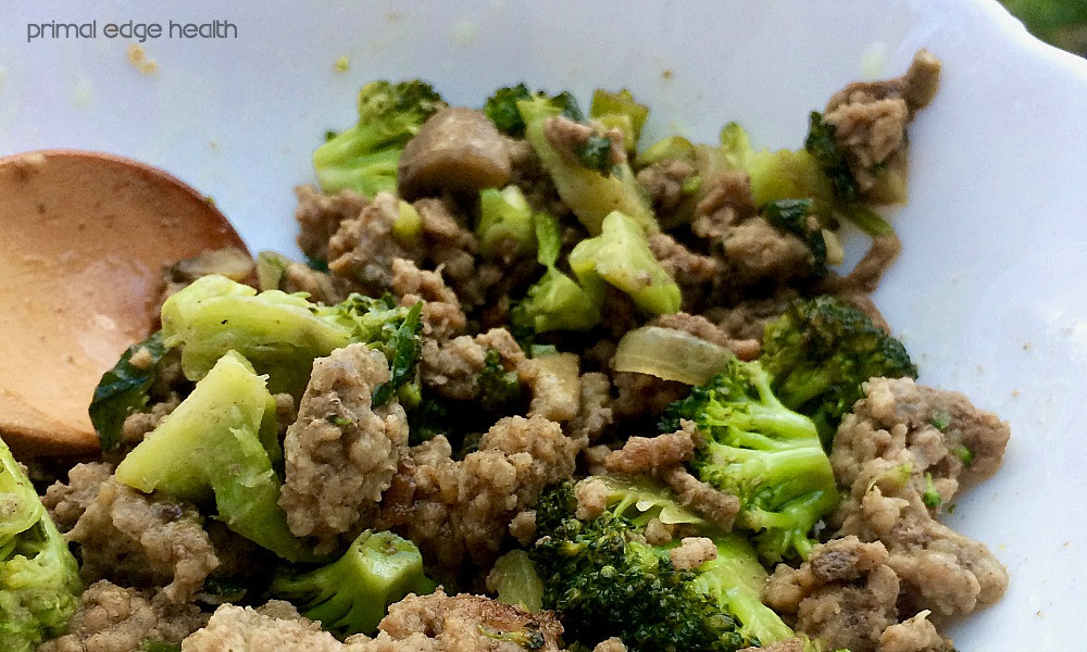 Ground Beef Broccoli Stir Fry
 Ground Beef and Broccoli Stir Fry Primal Edge Health