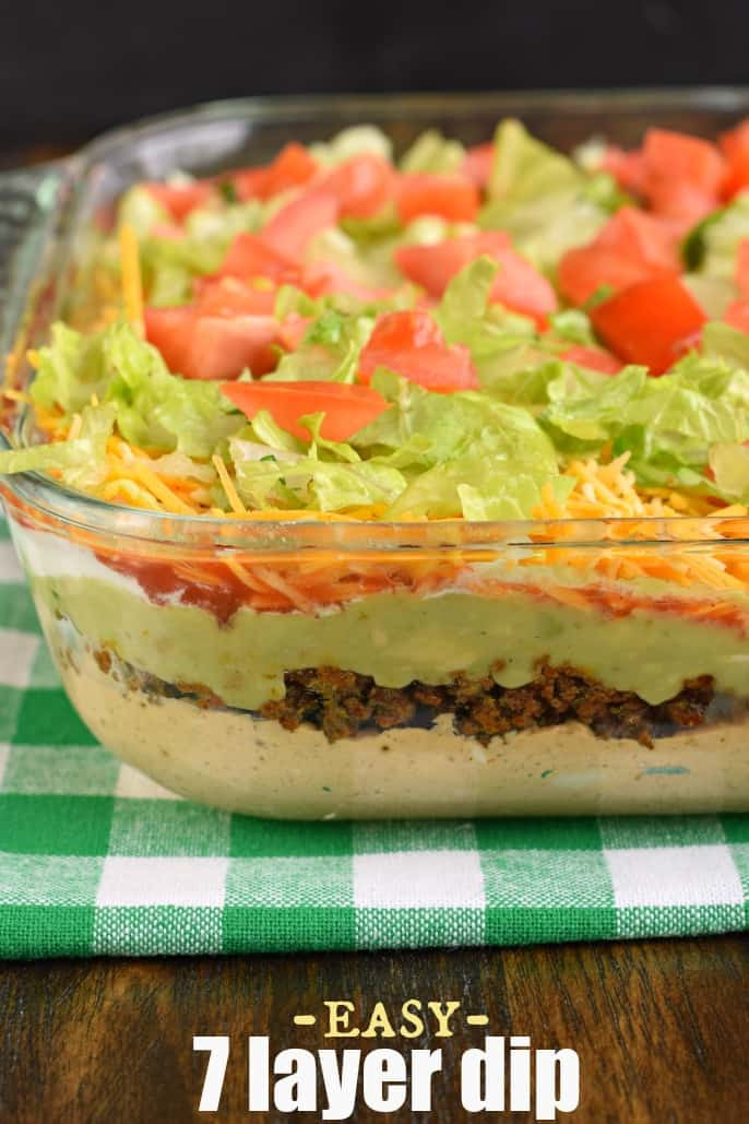 Ground Beef Dip Recipe
 The Best 7 Layer Dip Recipe with or without meat
