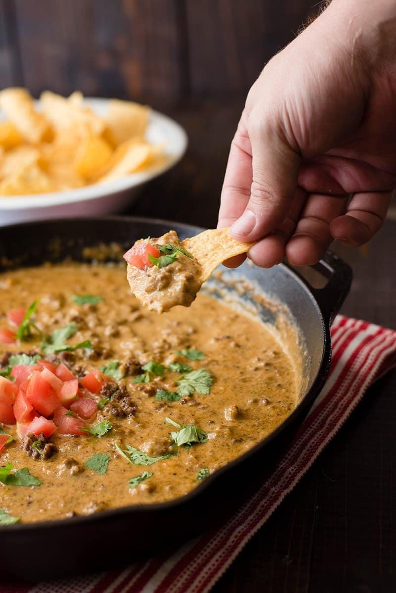Ground Beef Dip Recipe
 Queso Dip With Ground Beef • A Sweet Pea Chef