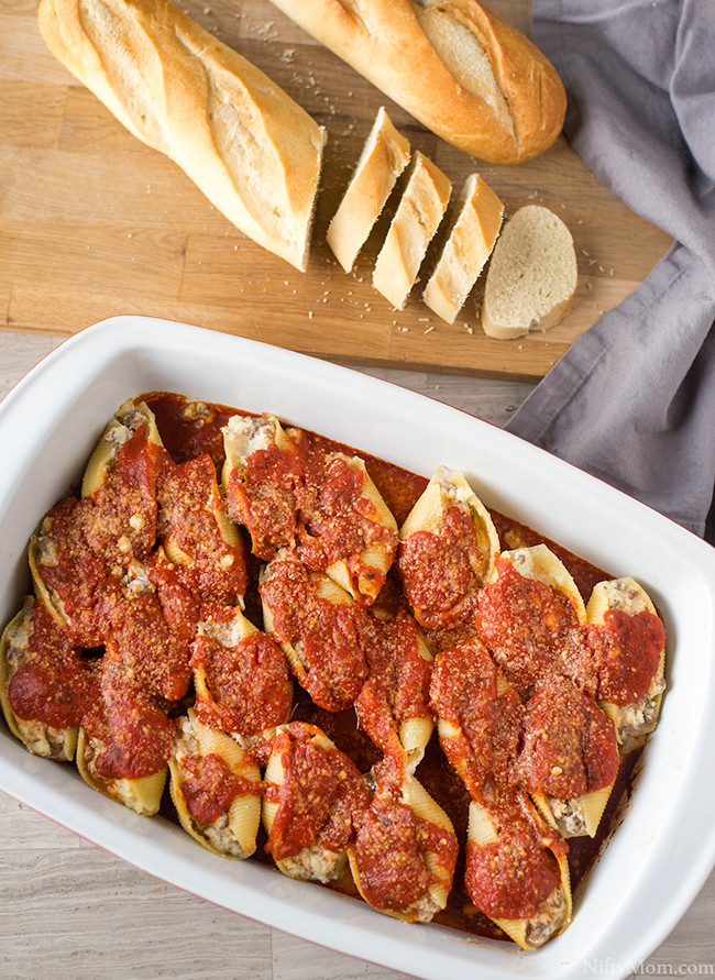 Ground Beef Stuffing Recipe
 Stuffed Shells with Ground Beef & Cheese
