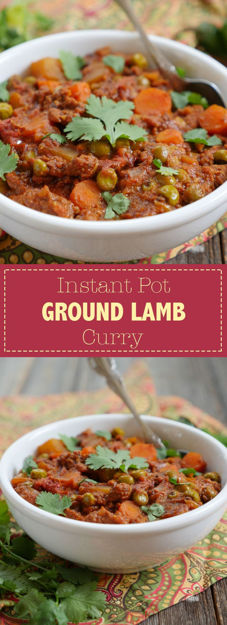Ground Lamb Indian Recipes
 This Instant Pot Ground Lamb Curry is made with warming