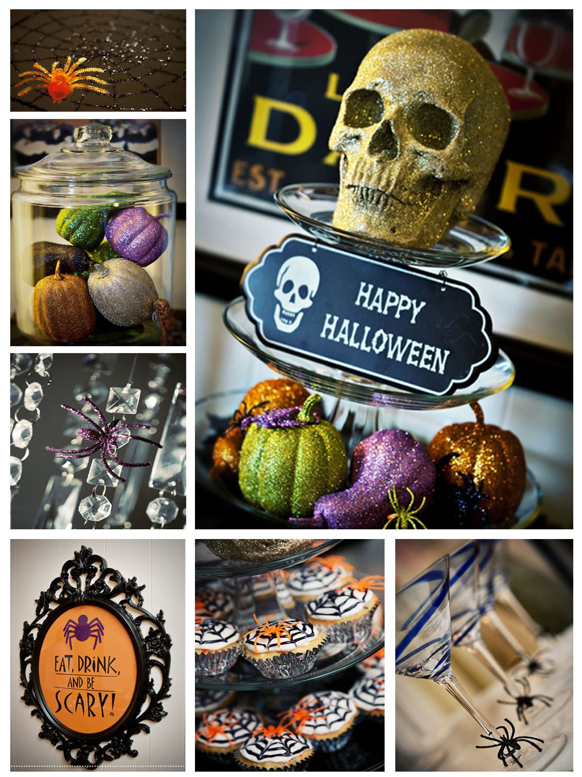 Grown Up Halloween Party Ideas
 Glitter & Glam Halloween Party