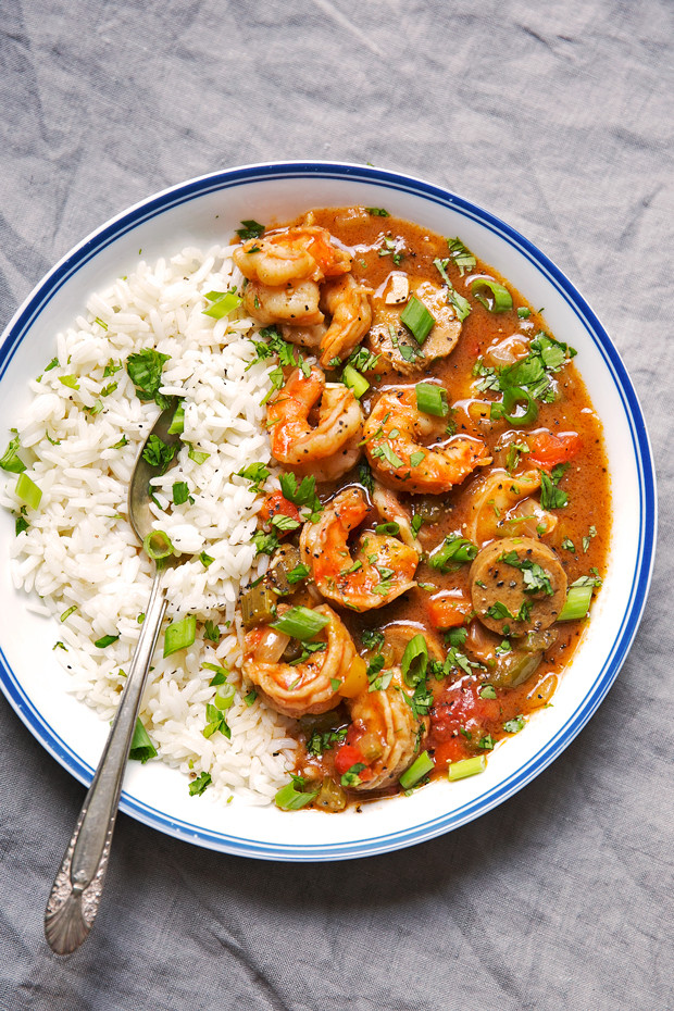 Gumbo Recipe Seafood Chicken And Sausage
 New Orleans Gumbo with Shrimp and Sausage Recipe