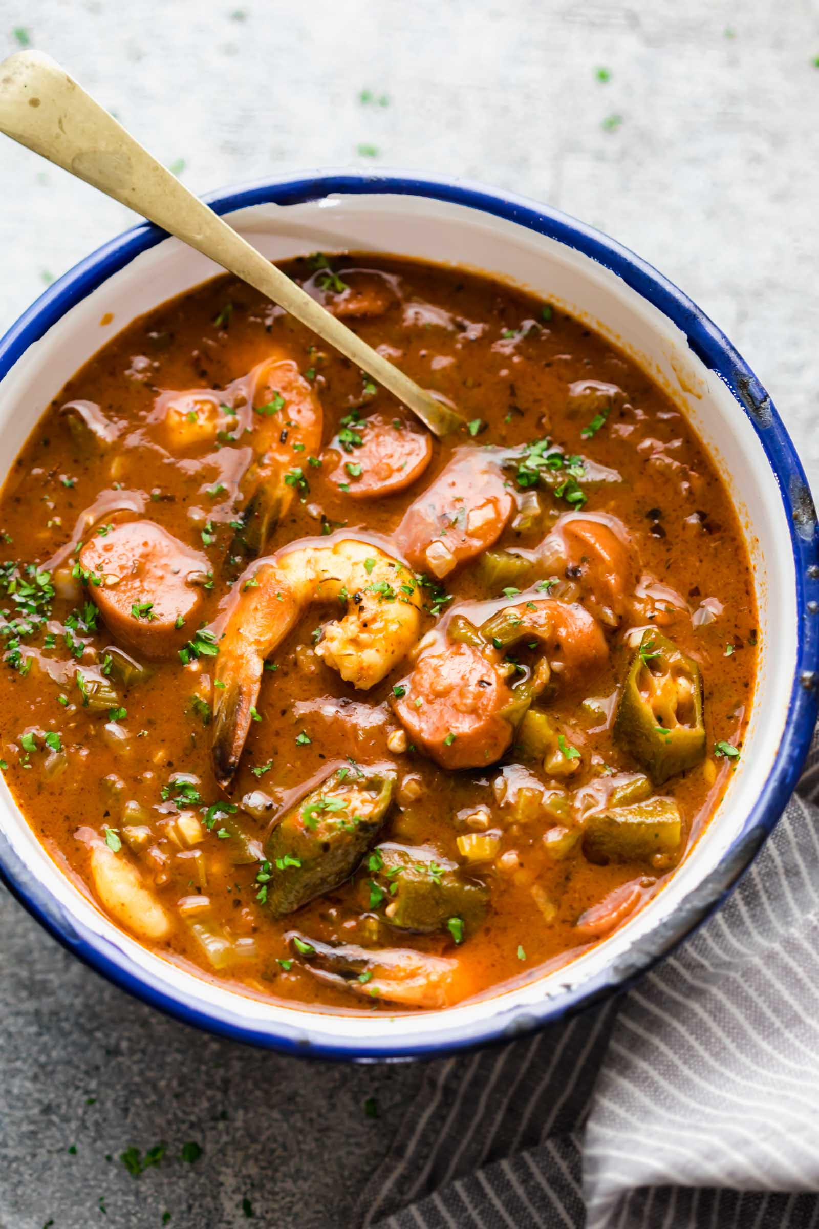 Gumbo Recipe Seafood Chicken And Sausage
 New Orleans Shrimp Sausage Gumbo My Food Story