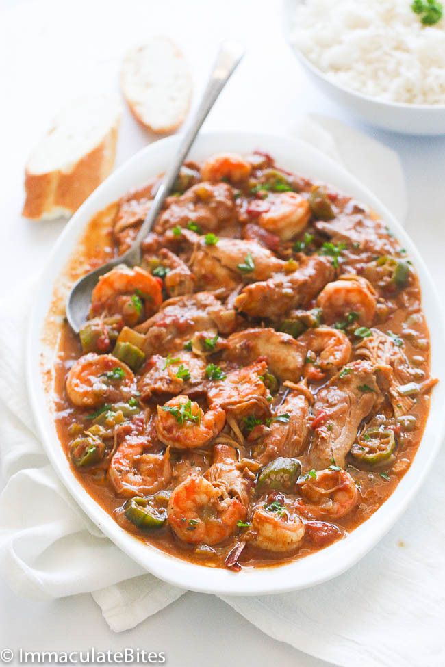 Gumbo Recipe Seafood Chicken And Sausage
 Chicken Shrimp & Sausage Gumbo Immaculate Bites