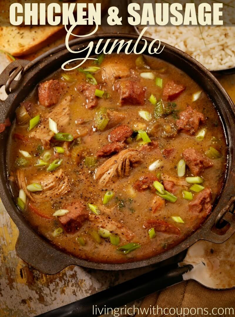 Gumbo Recipe Seafood Chicken And Sausage
 Fat Tuesday Gumbo Recipe Living Rich With Coupons