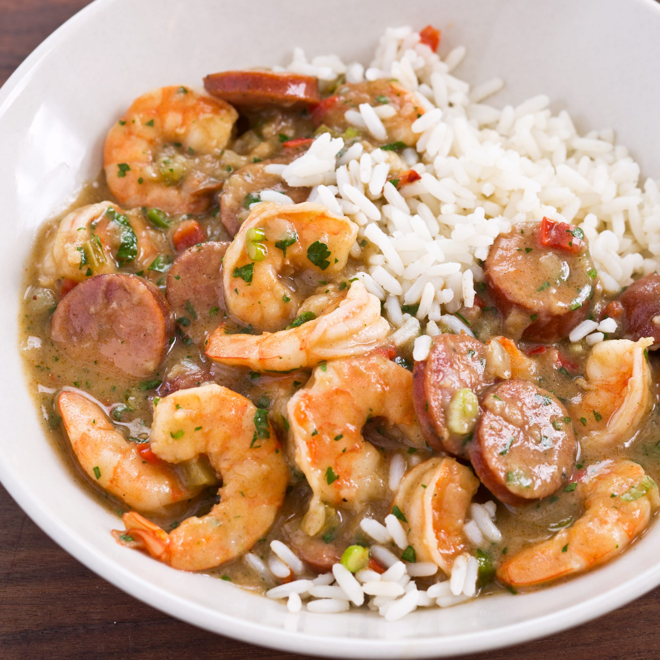 Gumbo Recipe Seafood Chicken And Sausage
 Creole Style Shrimp and Sausage Gumbo