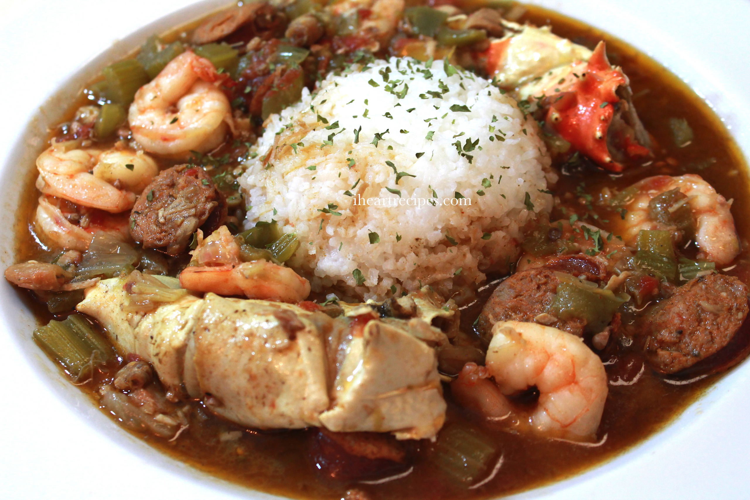 Gumbo Recipe Seafood Chicken And Sausage
 Seafood Chicken & Andouille Sausage Gumbo