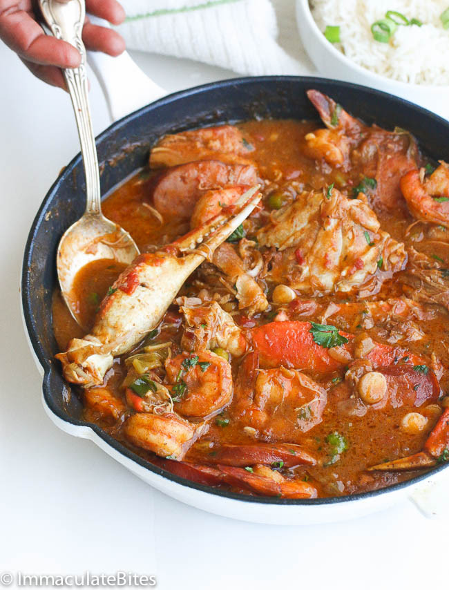 Gumbo Recipe Seafood Chicken And Sausage
 Chicken Shrimp and Sausage Gumbo Immaculate Bites