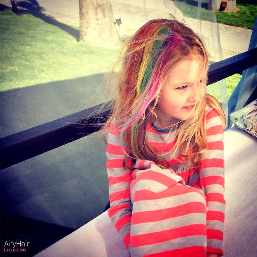 Hair Color For Kids
 20 Crazy Rainbow Hair Extensions & Hair Color Ideas for 2019