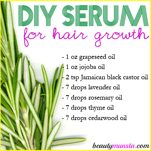 Hair Growth Serum DIY
 Homemade Serum for Hair Growth