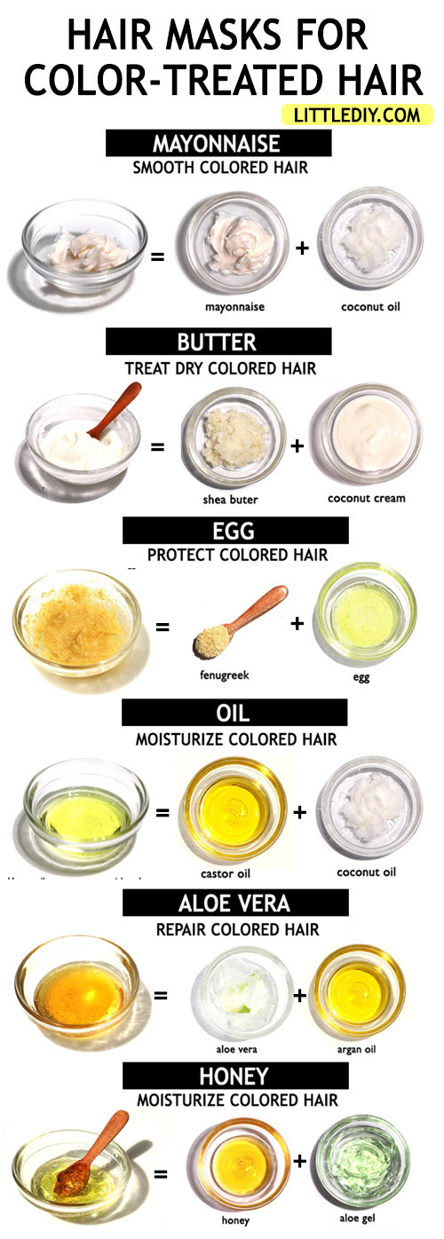 Hair Mask For Colored Hair DIY
 6 BEST HAIR MASKS FOR COLORED HAIR LITTLE DIY