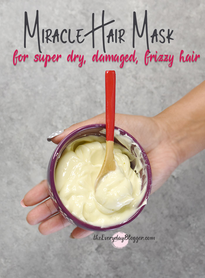 Hair Masks For Damaged Hair DIY
 Miracle Hair Mask for Damaged Dry & Frizzy Hair in just