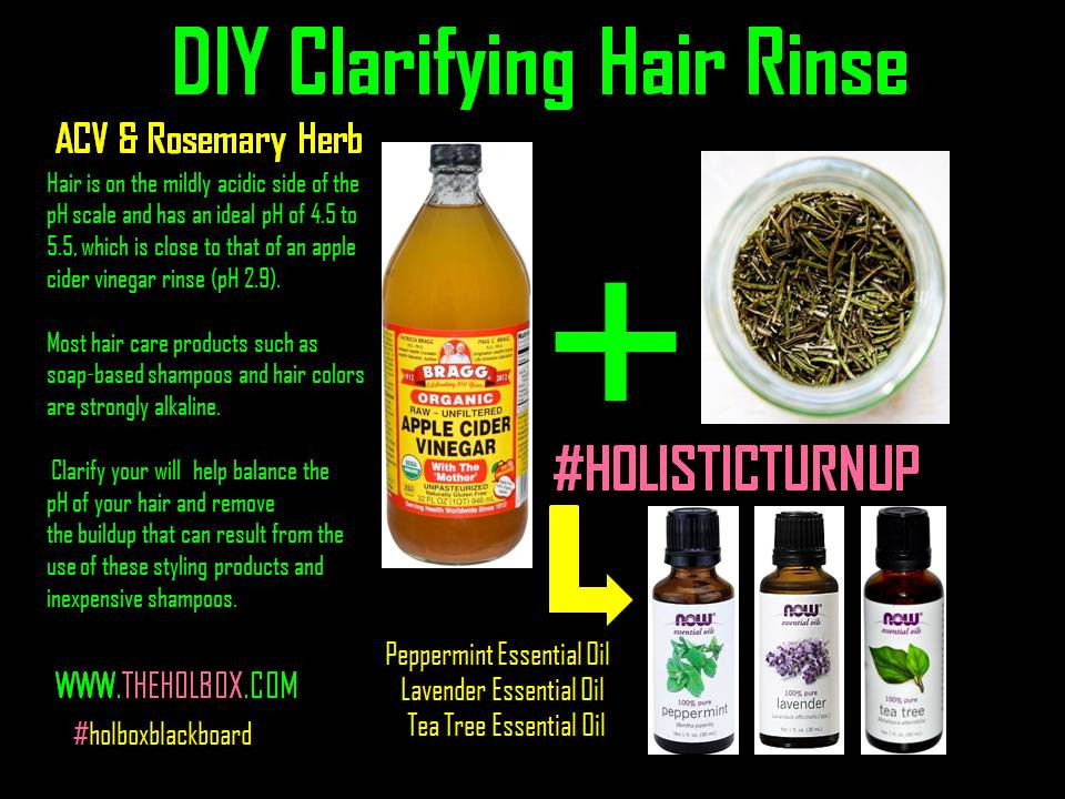 Hair Rinses DIY
 DIY Clarifying Hair Rinse Rosemary & ACV