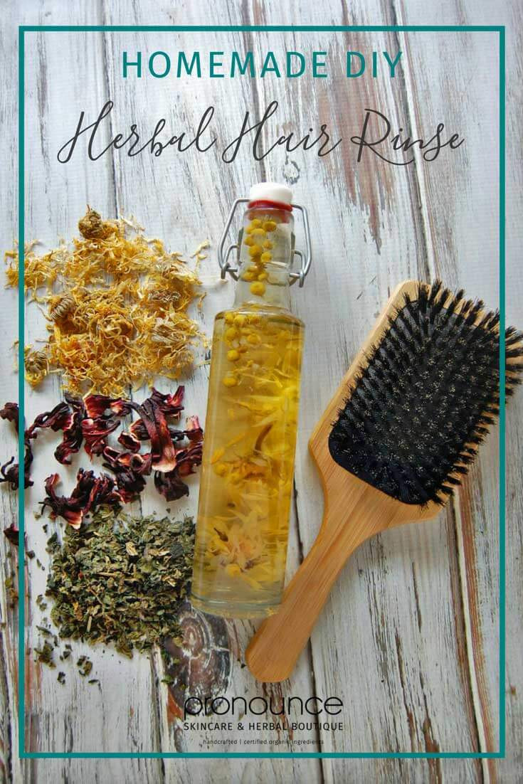 Hair Rinses DIY
 DIY Herbal Hair Rinses • Pronounce Skincare & Herbal Boutique