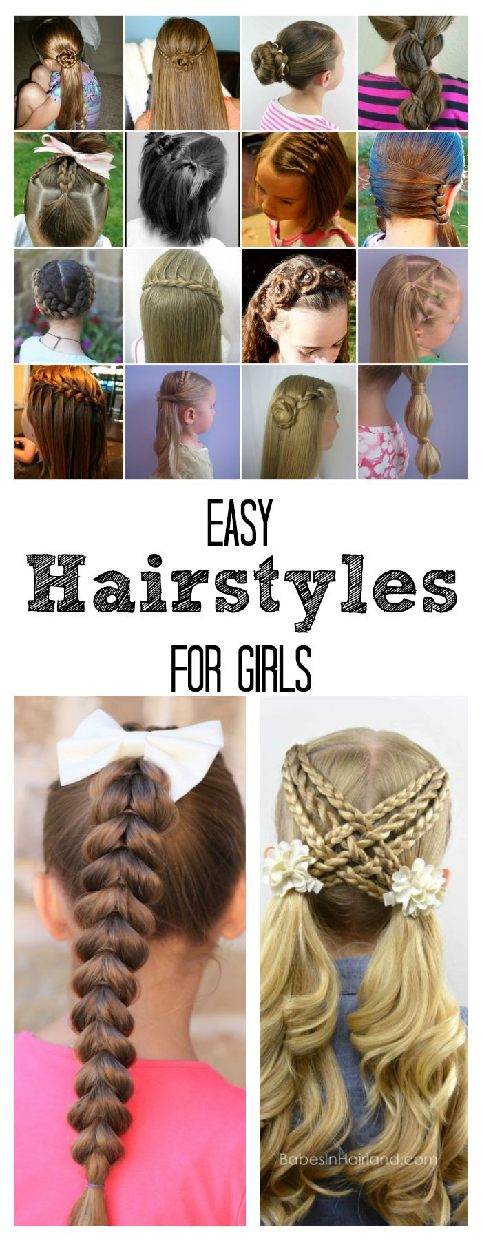 Hairstyle Easy To Do
 Easy Hairstyles for Girls The Idea Room
