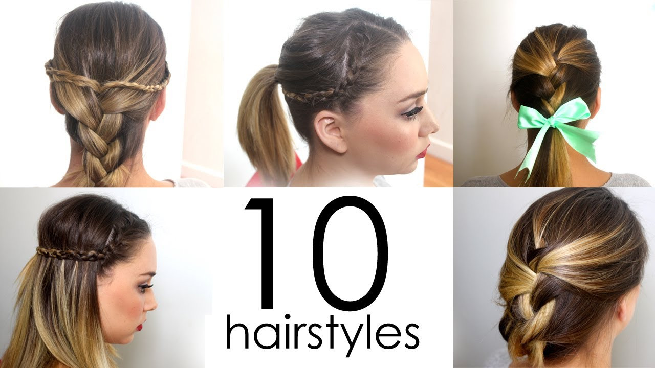 Hairstyle Easy To Do
 10 Quick & Easy Everyday Hairstyles in 5 minutes