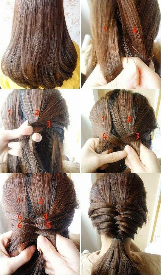 Hairstyle Easy To Do
 Step By Step Easy Hairstyles Instruction For Long Medium