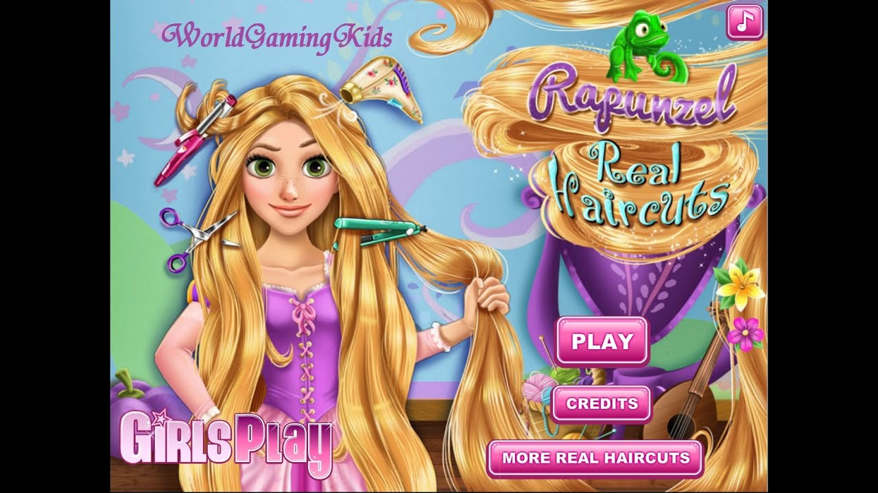 Hairstyle Games For Girls
 Princess Rapunzel Real Haircuts Games for Kids Girl