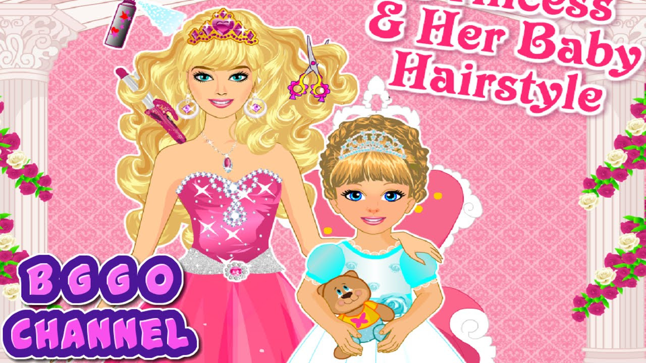 Hairstyle Games For Girls
 Princess And Baby Hairstyle Barbie Haircut Games for