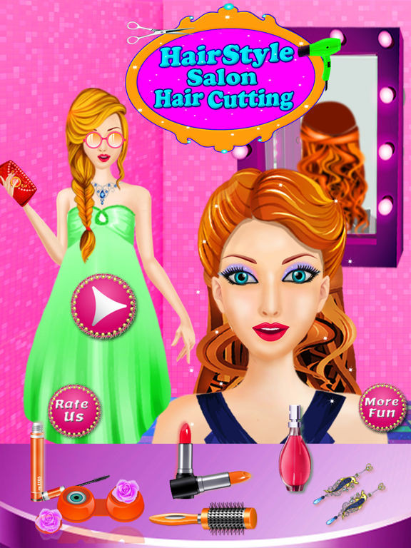 Hairstyle Games For Girls
 App Shopper Hair Style Salon Hair Cutting Girls Games